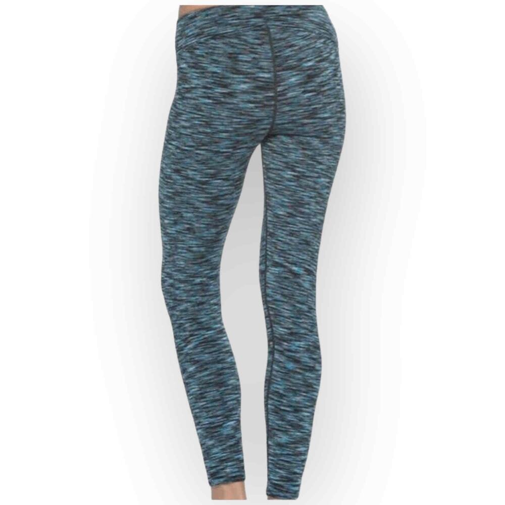 NWT Andrew Marc Performance Fleece Lined Leggings Blue Capri Brz Mul Plus XXL